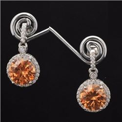 Sterling silver .925 and Cubic Zirconia Earrings