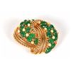 Image 1 : Jacqueline Kennedy 1960 Gifted Emerald and Pearl Pin With Handwritten Note