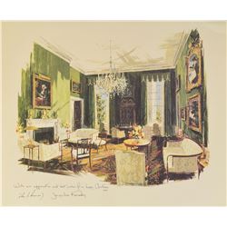 John and Jacqueline Kennedy 1963 Christmas Print