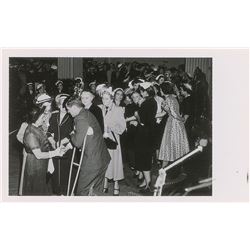 John F. Kennedy 1952 Senatorial Campaign 'Kennedy Tea' Original VINTAGE Photograph