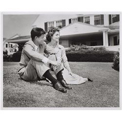 John and Jacqueline Kennedy 1953 Summer Hyannis Port Oversized Photograph