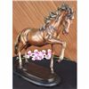 Image 4 : 25 LBS Bronze Racing Horse "The Final Furlong" (20"X26")