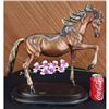 Image 5 : 25 LBS Bronze Racing Horse "The Final Furlong" (20"X26")