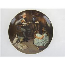 1984 Collectible Limited Edition The Storyteller by Norman Rockwell