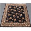 Image 1 : gorgeously contrasted dark toned tabriz design rug