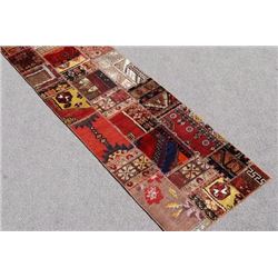 spectacular semi antique turkish patchwork kilim