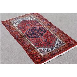 very rare and unique persian hamedan rug