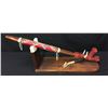 Image 1 : Beaded Pipe With Display Stand – Choctaw