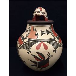 Zia Pottery with Lid – Elizabeth Medina