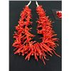 Image 2 : Branch Coral Necklace and Earring Set