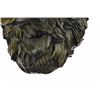 Image 4 : Wall Mount Wolf Head Bust Cabin Decor Bronze Sculpture