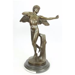 Teenage Nude Bronze Sculpture Lost Wax Hot Cast Figure