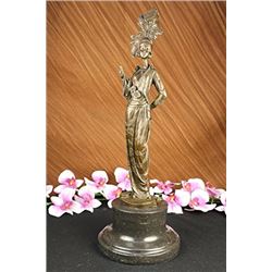 1920s Classy Woman Bronze Sculpture