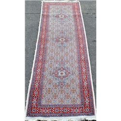 Silk blend baby lamb's wool pile Tabriz rug