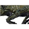 Image 3 : Dog Bronze Statue Décor on marble base