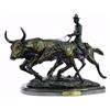 Image 9 : Dog Bronze Statue Décor on marble base