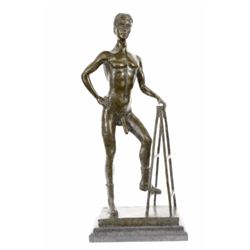 Vanderveen Desk Top Adorable Cat Bronze Sculpture