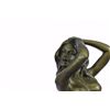 Image 4 : Happy Elephant Trunk Up Bronze Sculpture Statue Figure Figurine
