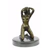 Image 9 : Happy Elephant Trunk Up Bronze Sculpture Statue Figure Figurine