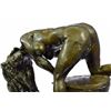 Image 2 : Mathurin Moreau Vintage French Bronze Nude Female Figure Statue Sculpture Decor