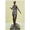 Image 1 : 12 LBS Tribute To Degas Little Ballerina Bronze Sculpture (21"X8")