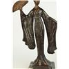 Image 2 : 23 LBS Buffalo Hunt Solid Bronze Statue on Marble base (13"X18")