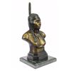 Image 5 : 12 LBS Bronze Statue Dancer Jazz Club Figurine (19"X7")