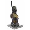 Image 6 : 12 LBS Bronze Statue Dancer Jazz Club Figurine (19"X7")