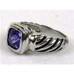 sterling silver vintage ring gemstone