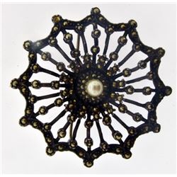 vintage sterling silver pendant pin