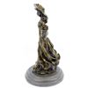 Image 6 : Patoue Souther Girl In Garden Bronze Statue