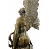 Image 2 : Nude Angel Bronze Sculpture on A marble base