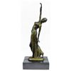 Image 10 : Belly Dancer Bronze Sculpture on marble base