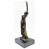 Image 5 : Belly Dancer Bronze Sculpture on marble base