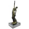 Image 9 : Belly Dancer Bronze Sculpture on marble base