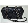 Image 5 : authentic designer channel black quilted leather purse