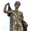 Image 2 : Roman Princess With Toga Bronze Sculpture on marble base