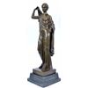 Image 5 : Roman Princess With Toga Bronze Sculpture on marble base