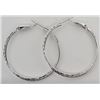 Image 1 : Sterling silver circle earrings