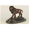 Image 1 : Lion Bronze Statue on marble base art Sculpture