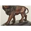 Image 3 : Lion Bronze Statue on marble base art Sculpture