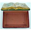 Image 6 : Borghese open book box gold tones Vintage