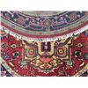 Image 5 : Charming and lustrous high quality Heriz design round Rug (74"X74")