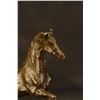 Image 3 : Galloping Horse Bronze Figurine on marble base (8"X7")