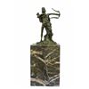 Image 1 : Apollo Bronze Sculpture on marble Base (10"X4")
