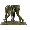 Image 2 : Hot Cast Three Graces Bronze Sculpture on marble base (8"X4")