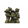 Image 4 : Hot Cast Three Graces Bronze Sculpture on marble base (8"X4")