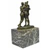 Image 8 : Hot Cast Three Graces Bronze Sculpture on marble base (8"X4")