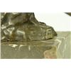 Image 2 : Erotic sensual swimming bronze sculpture on marble base (7"X11")