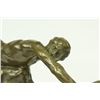 Image 3 : Erotic sensual swimming bronze sculpture on marble base (7"X11")